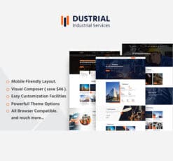 Dustrial – Factory & Industrial WordPress Theme