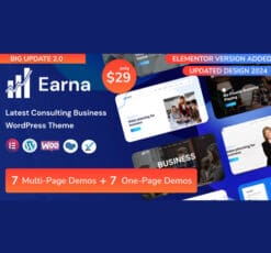 Earna – Business Consulting WordPress