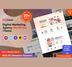 Gesto – Digital Marketing Agency WordPress Theme