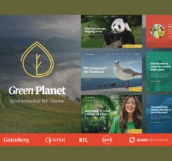 Ecology & Environment WordPress Theme – Green Planet