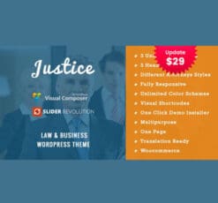 JUSTICE – Law & Business WordPress Theme