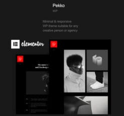 Pekko – Minimal Dark WordPress Theme