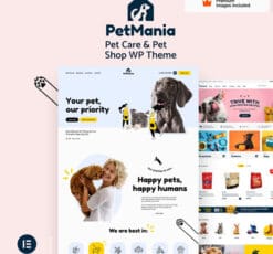 PetMania – Pet Care Shop Ecommerce WordPress Theme