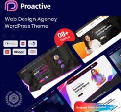 Proactive – Web Design Agency WordPress Theme