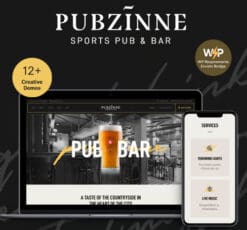 Pubzinne – Sports Bar & Pub WordPress Theme