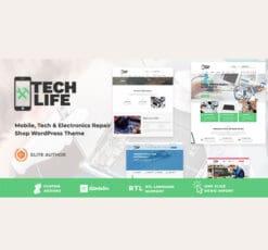 TechLife – Mobile, Tech & Electronics Repair Shop WordPress Theme